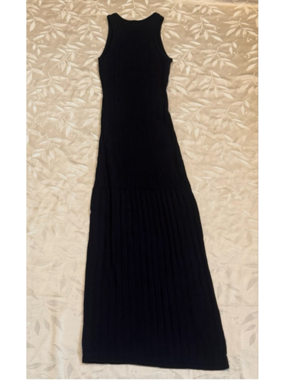 Solid & Striped The Verina Noir Sleeveless Knit Maxi Dress Size S - Picture 4 of 6